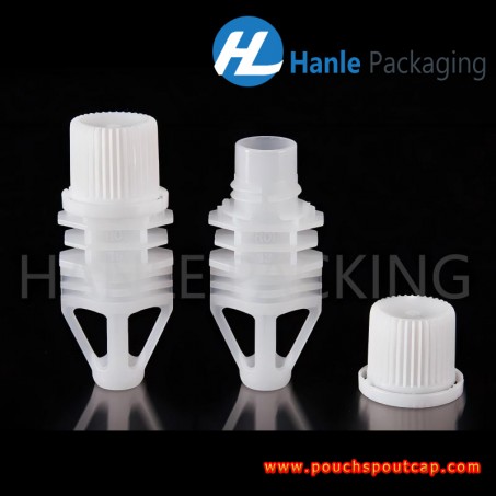 Dia 10mm squeeze pouch lids with standing pouch spout, flexible packaging spout cap - HL100S-A Dia 10mm squeeze pouch lids with standing pouch spout, flexible packaging spout cap - HL100S-A